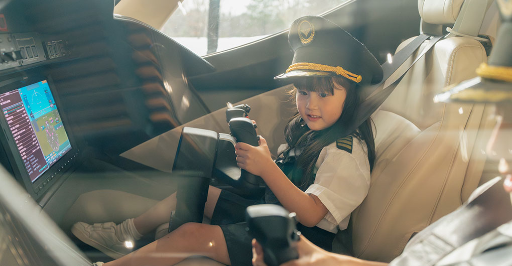 Exclusive for Guests! HondaJet Cockpit Experience for Kids