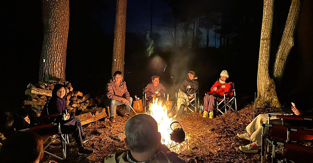 Adult Campfire Camping