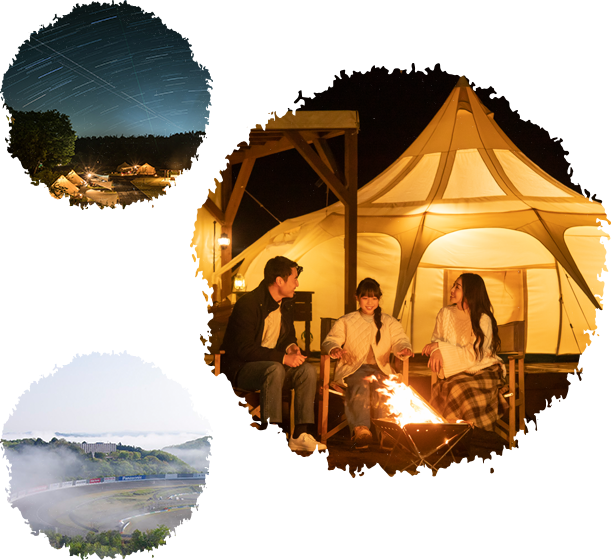 Starry sky, birds singing. Enjoy the ultimate outdoor experience in a comfortable forest.