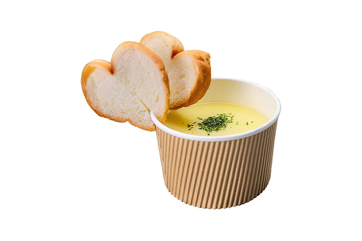 Corn Soup to Eat with Heart-Shaped Bread
