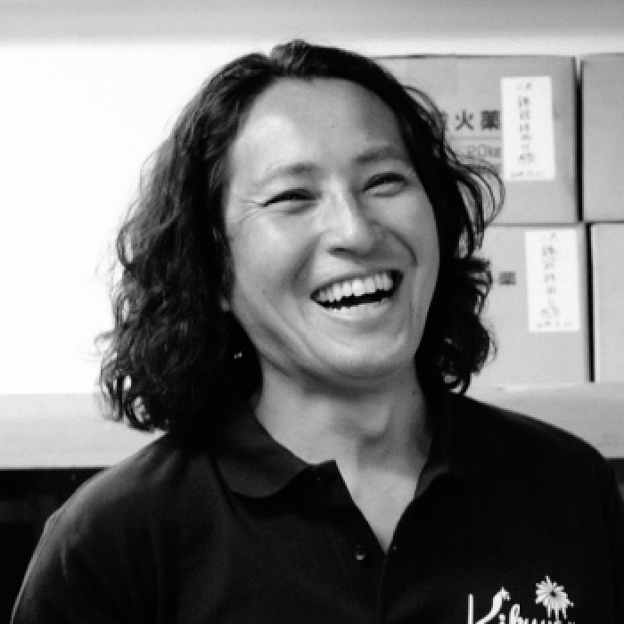 Kikuya Obata Fireworks Shop President and CEO Tomoaki Obata