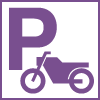 Designated Parking for 2 Wheels
