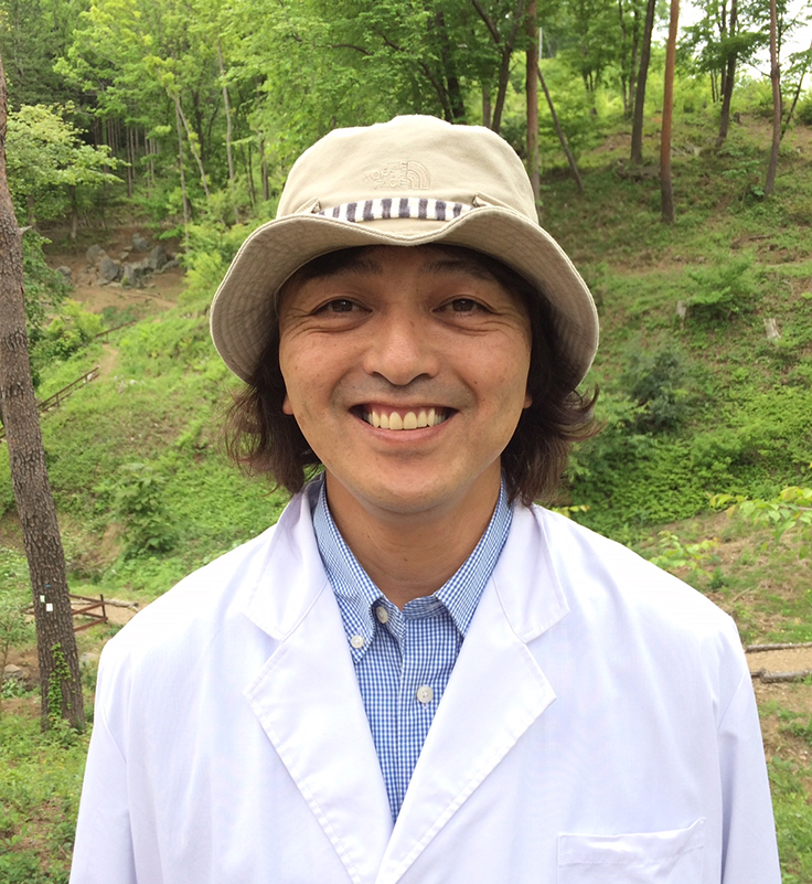 Director of Aquatic Biology Research Laboratory, Eiji Okuyama (PhD)