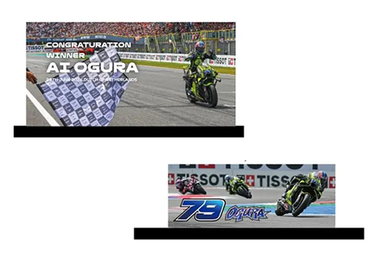 2026MotoGP™ 79OGURA Congratulations Acrylic Stand