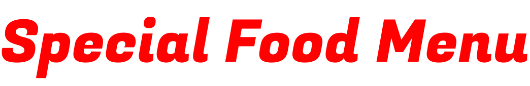 Special Food Menu