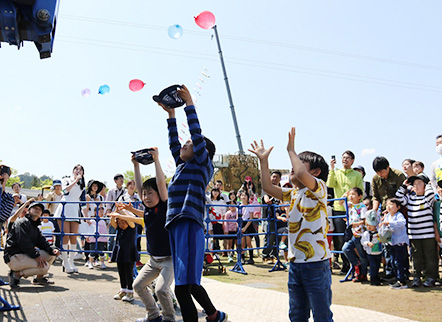Aerial Work Platform Water Balloon Challenge