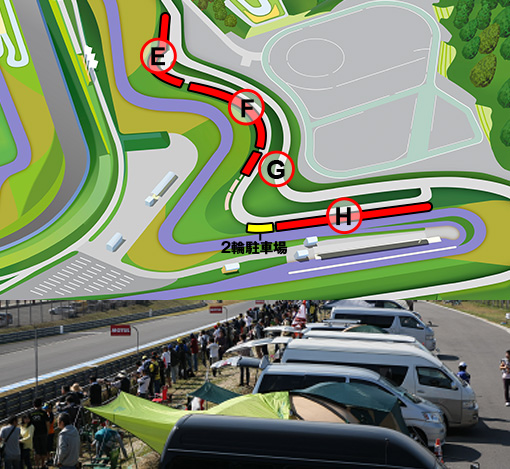 Racing Course Course Side Camp Stay Parking Ticket