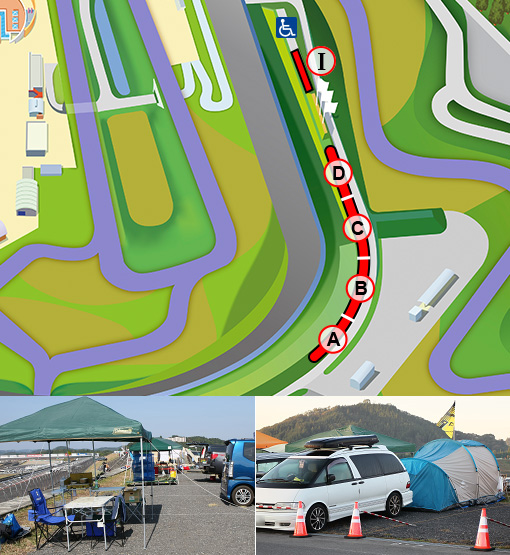 Oval Course Side Camp Stay Parking Ticket