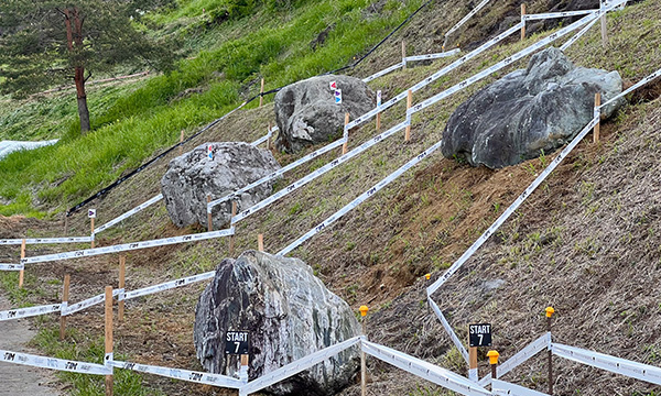 New elements added to the unstable rock bed course
