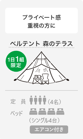 ベルテント 森のテラス