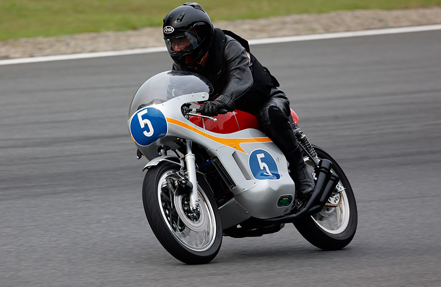 ヒストリックバイク動態確認走行会