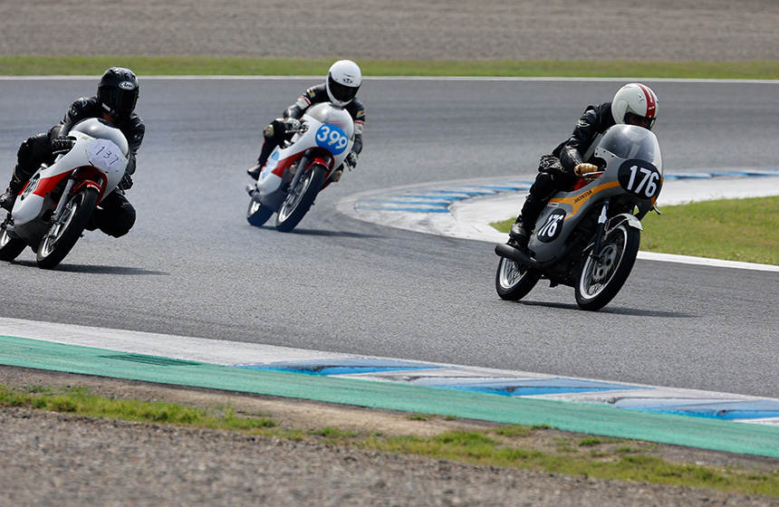 ヒストリックバイク動態確認走行会