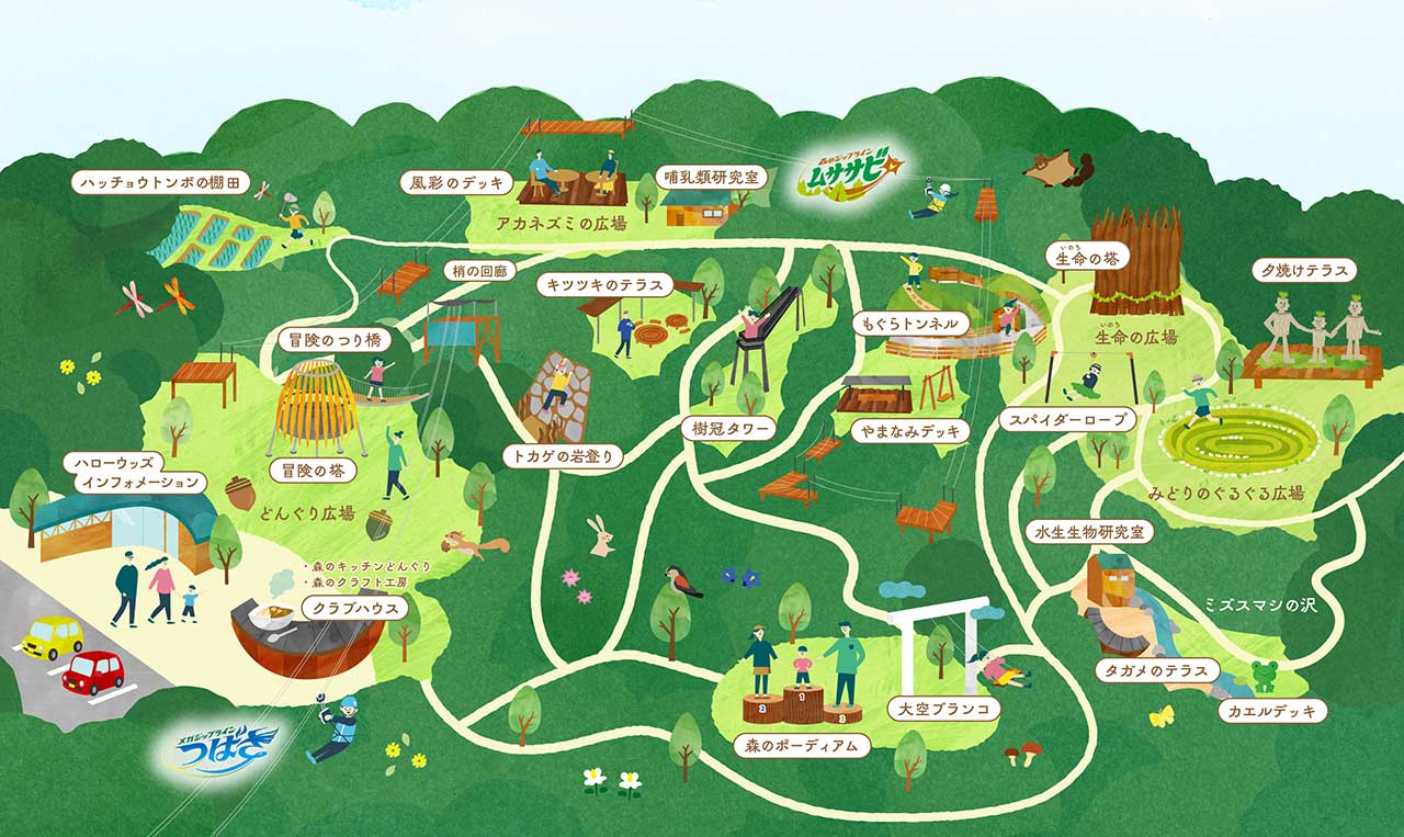 HALLOWOODS MAP