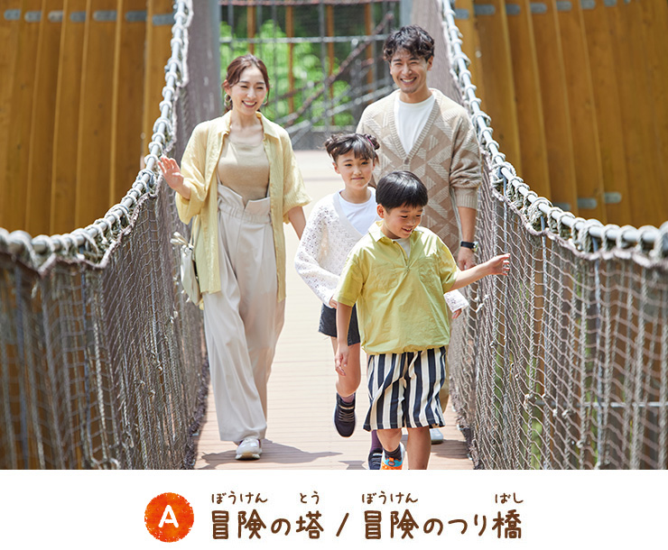 冒険の塔／冒険のつり橋