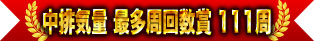 中排気量 最多周回数賞 111周