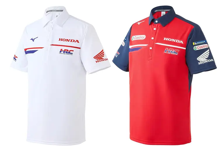 HRC(ホンダ・レーシング) 公式 レプリカ 半袖ポロシャツ