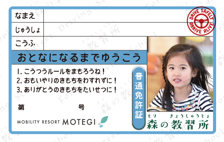 森の教習所・ライセンス