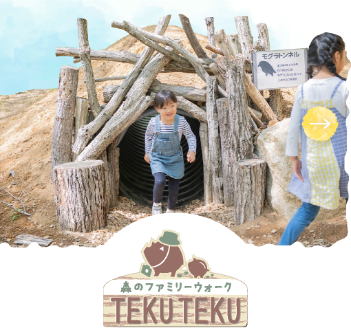 森のファミリーウォーク TEKUTEKU