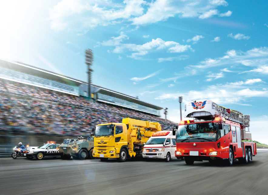 働くクルマサーキットラン＆ホンダコレクションホールデモンストレーションラン