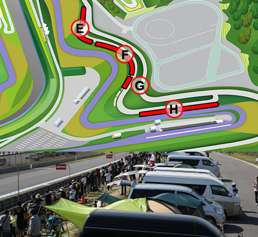 コースサイドキャンプ駐車券