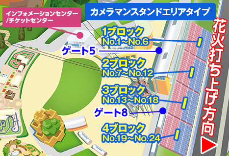 カメラマン席
