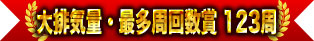 大排氣量・最多圈數獎 123圈