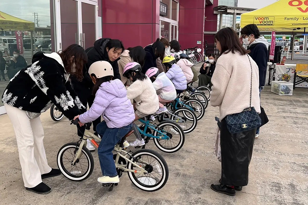 初次親子自行車教室